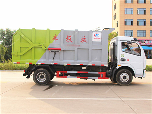 國五東風(fēng)凱普特掛桶對接式垃圾車 國五東風(fēng)凱普特掛桶對接式垃圾車