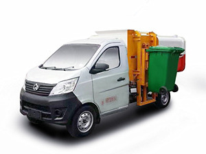 掛桶垃圾車(chē)工作效果視頻