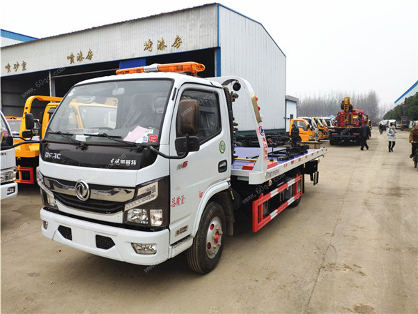 東風(fēng)小凱普特藍(lán)牌平板清障車(chē)