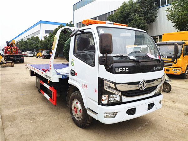 東風(fēng)小凱普特藍(lán)牌平板清障車(chē)