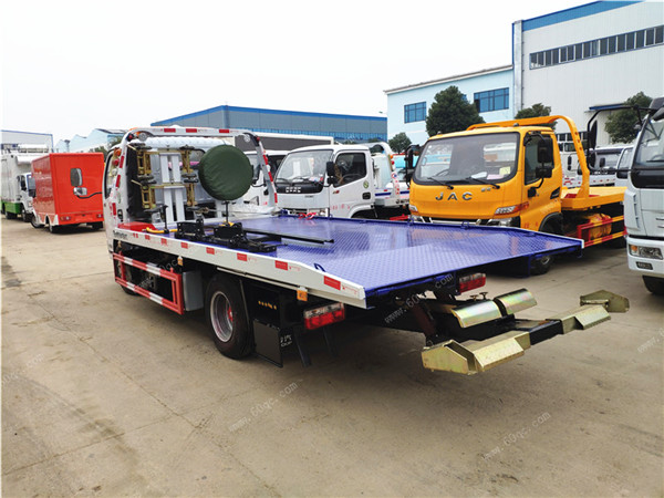 東風(fēng)小凱普特藍(lán)牌平板清障車(chē)