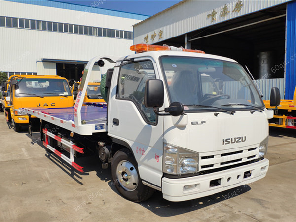 慶鈴五十鈴藍(lán)牌一拖二清障車