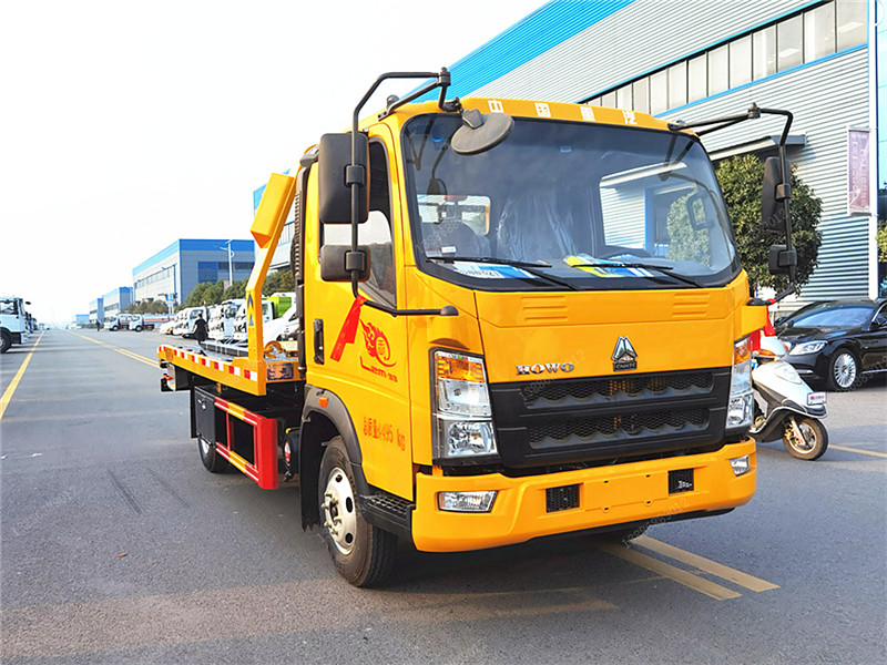 重汽豪沃藍(lán)牌一拖二清障車(chē) 重汽豪沃藍(lán)牌一拖二清障車(chē)